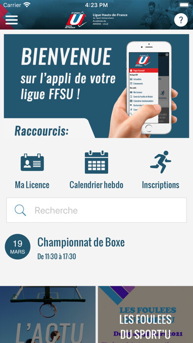 Emulate iPhone app Ligue Sport U HDF using MyAndroid Emulate iPhone app Ligue Sport U HDF using MyAndroid