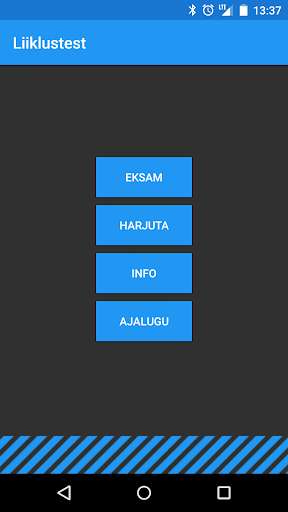 Run android online APK Liiklustest from MyAndroid or emulate Liiklustest using MyAndroid