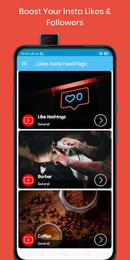 Run android online APK Likes - Hashtags & followers from MyAndroid or emulate Likes - Hashtags & followers using MyAndroid