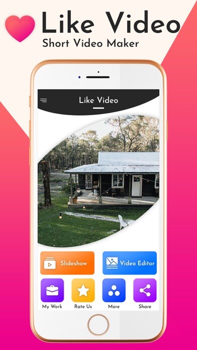 Emulate iPhone app Like Video - Short Video using MyAndroid