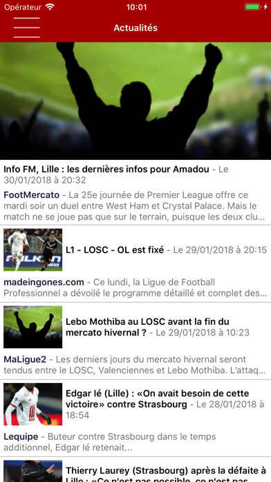 Emulate iPhone app Lille actu en direct using MyAndroid Emulate iPhone app Lille actu en direct using MyAndroid