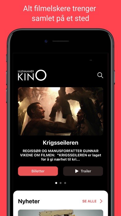 Emulate iPhone app Lillehammer Kino using MyAndroid Emulate iPhone app Lillehammer Kino using MyAndroid