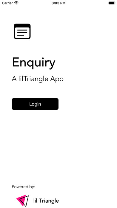 Emulate iPhone app Liltriangle Enquiry using MyAndroid Emulate iPhone app Liltriangle Enquiry using MyAndroid