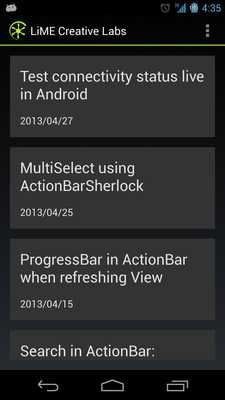 Emulate Android APK LiME Creative Labs