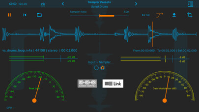 Emulate iPhone app Limiter - Audio Processor using MyAndroid