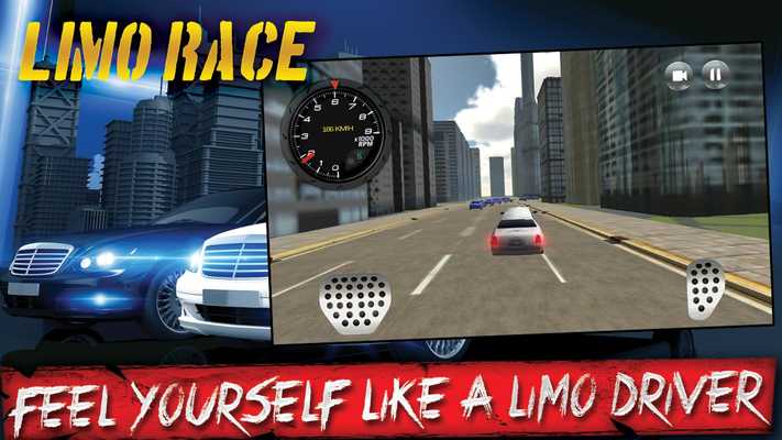 Emulate Android APK Limo Race Driving 3D