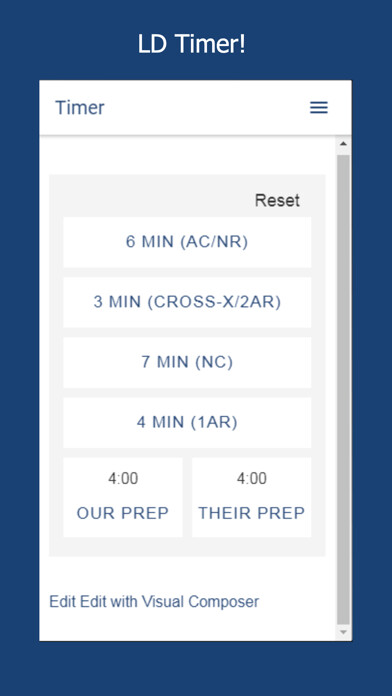 Emulate iPhone app Lincoln-Douglas using MyAndroid