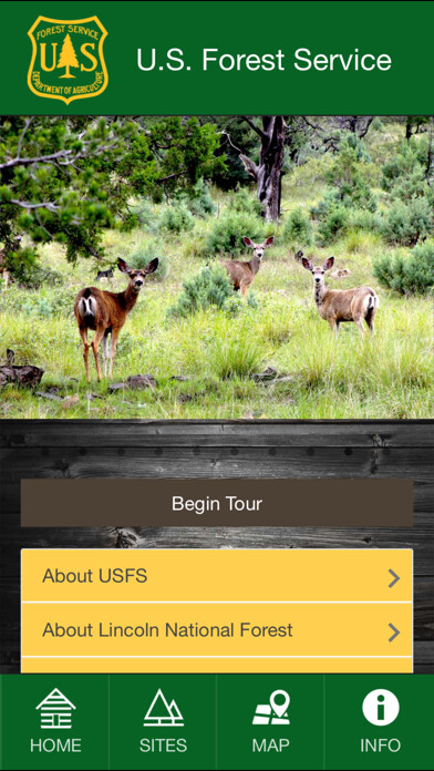 Emulate iPhone app Lincoln National Forest using MyAndroid Emulate iPhone app Lincoln National Forest using MyAndroid