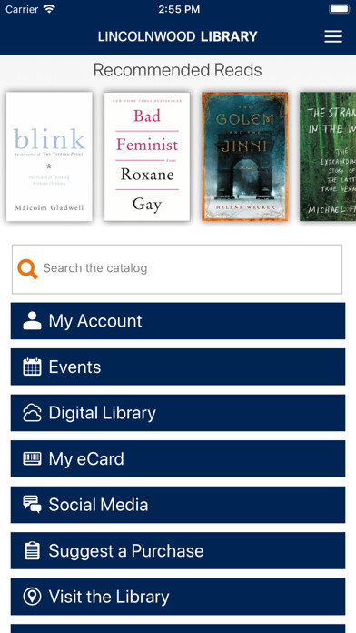Emulate iPhone app Lincolnwood Library using MyAndroid Emulate iPhone app Lincolnwood Library using MyAndroid