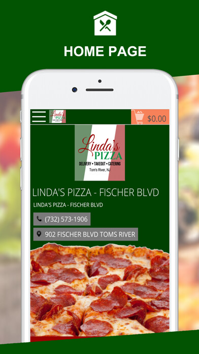 Emulate iPhone app Linda’s Pizza Fischer Blvd using MyAndroid