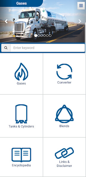 Emulate iPhone app Linde Data Booklet using MyAndroid