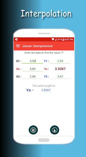 Emulate Android APK Linear Data Interpolation
