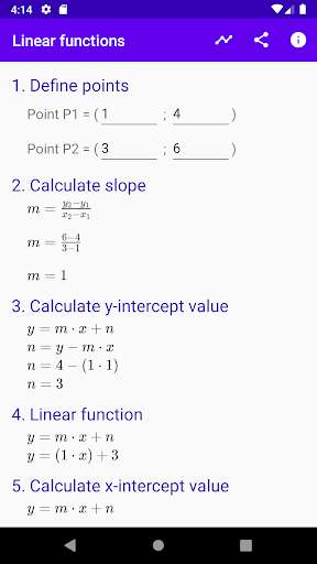 Run android online APK Linear Functions from MyAndroid or emulate Linear Functions using MyAndroid