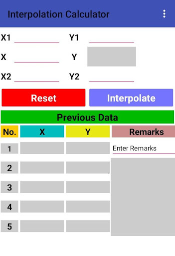 Run android online APK Linear Interpolation Calculator from MyAndroid or emulate Linear Interpolation Calculator using MyAndroid