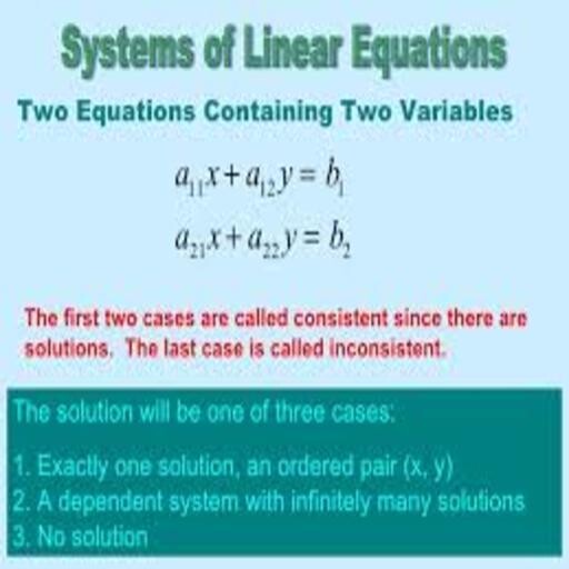 Emulate linear system with two equatio from MyAndroid or run linear system with two equatio using MyAndroid