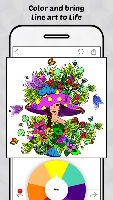 Emulate iPhone app Line Art - Coloring Pages for Everyone using MyAndroid Emulate iPhone app Line Art - Coloring Pages for Everyone using MyAndroid