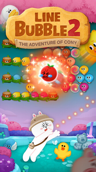 Emulate iPhone app LINE Bubble 2 using MyAndroid