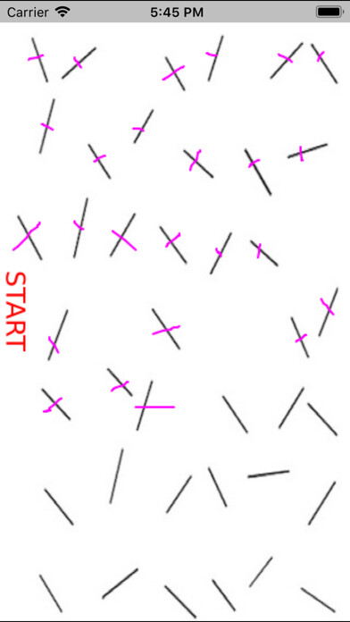 Emulate iPhone app Line Cancellation Test using MyAndroid