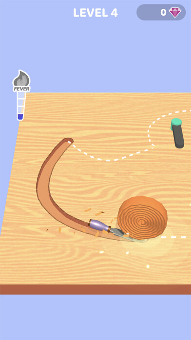 Emulate iPhone app Line Carving using MyAndroid