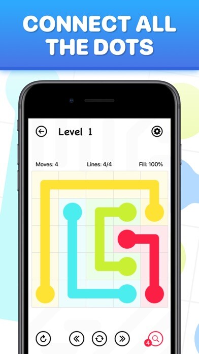 Emulate iPhone app Lined: Connect the Dot Game using MyAndroid Emulate iPhone app Lined: Connect the Dot Game using MyAndroid