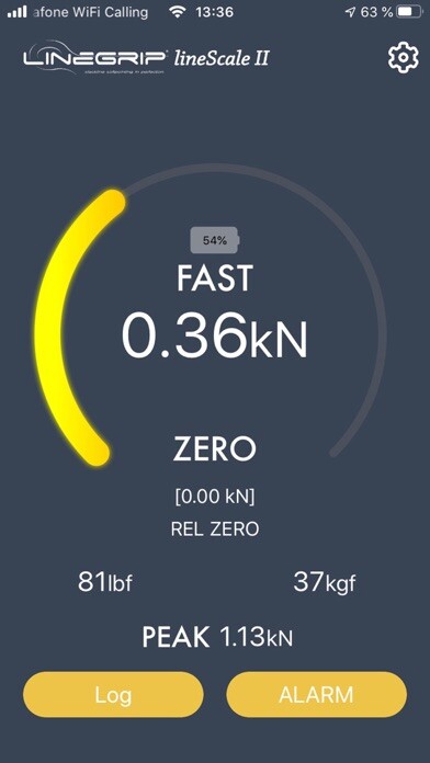 Emulate iPhone app LineGrip lineScale-2 app using MyAndroid Emulate iPhone app LineGrip lineScale-2 app using MyAndroid