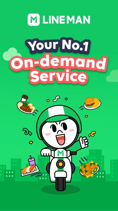 Emulate iPhone app LINE MAN: Food Delivery & more using MyAndroid
