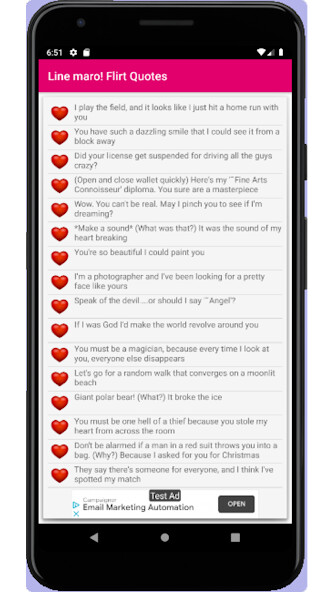 Run android online APK Line maro - Flirt Quotes from MyAndroid or emulate Line maro - Flirt Quotes using MyAndroid Run android online APK Line maro - Flirt Quotes from MyAndroid or emulate Line maro - Flirt Quotes using MyAndroid