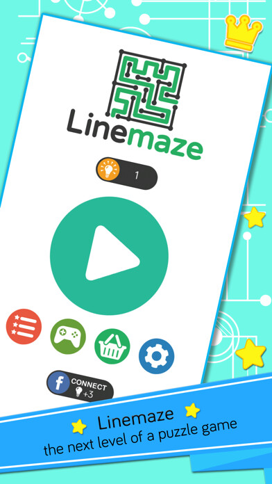 Emulate iPhone app Linemaze Puzzles using MyAndroid