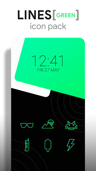 Run android online APK Lines Green - Icon Pack from MyAndroid or emulate Lines Green - Icon Pack using MyAndroid