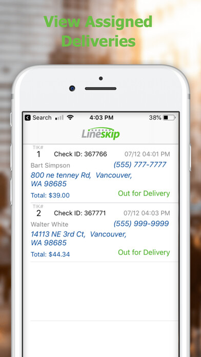 Emulate iPhone app LineSkip Delivery using MyAndroid Emulate iPhone app LineSkip Delivery using MyAndroid