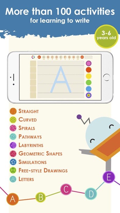 Emulate iPhone app Lines & Letters. Handwriting Readiness Workbook using MyAndroid Emulate iPhone app Lines & Letters. Handwriting Readiness Workbook using MyAndroid