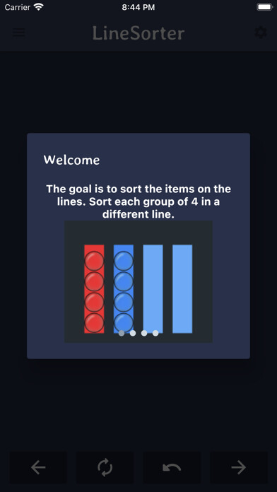 Emulate iPhone app LineSorter using MyAndroid Emulate iPhone app LineSorter using MyAndroid