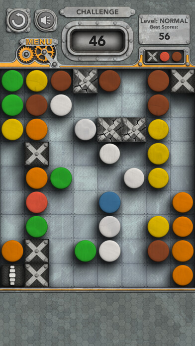 Emulate iPhone app Lines QB, 5 balls in a line using MyAndroid