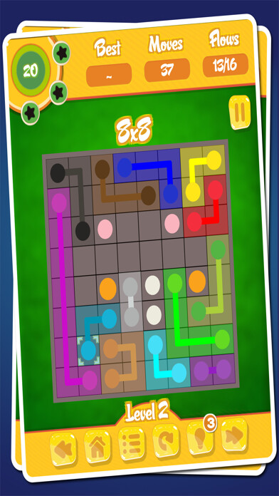 Emulate iPhone app Lines Star Dots Connection using MyAndroid