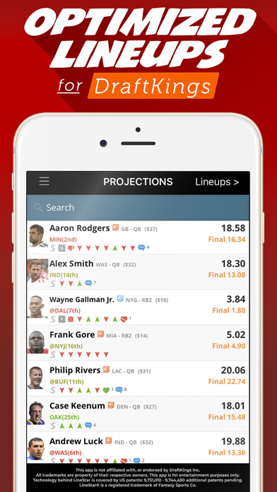 Emulate iPhone app LineStar for DK DFS using MyAndroid Emulate iPhone app LineStar for DK DFS using MyAndroid