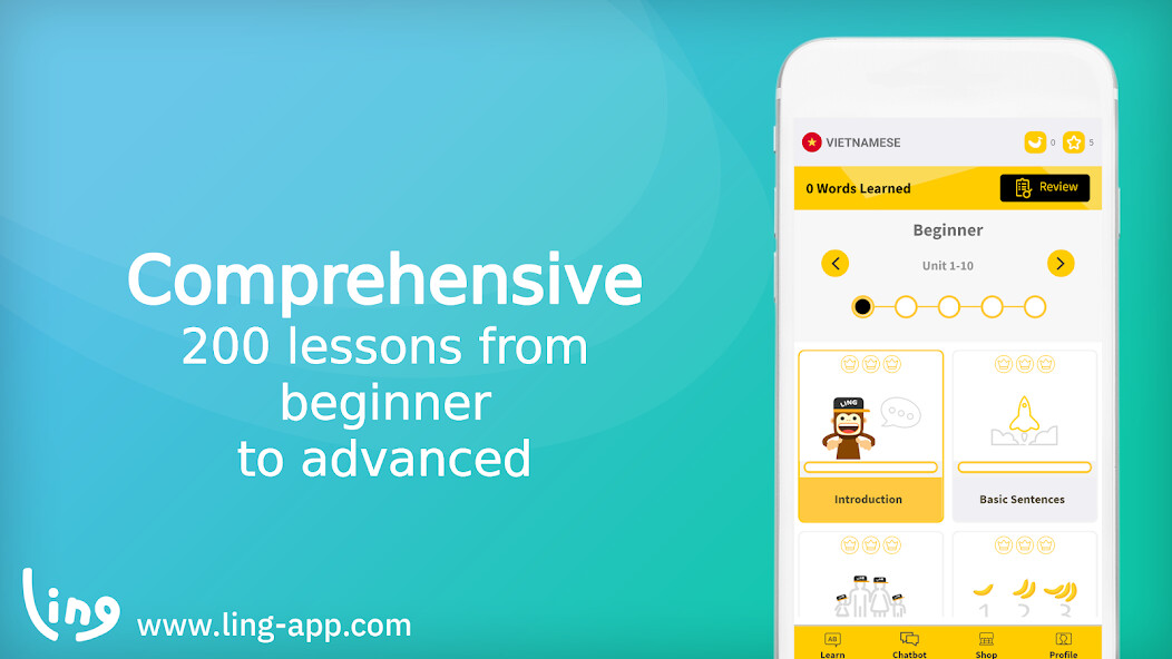 Run android online APK Ling - Learn Vietnamese from MyAndroid or emulate Ling - Learn Vietnamese using MyAndroid