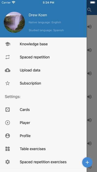 Emulate iPhone app Lingocard using MyAndroid