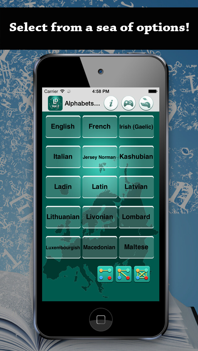 Emulate iPhone app LingoDiction - Alphabets Phonics & Pronunciation (English, Irish, Italian, Polish, French & more) Vol.2 using MyAndroid Emulate iPhone app LingoDiction - Alphabets Phonics & Pronunciation (English, Irish, Italian, Polish, French & more) Vol.2 using MyAndroid
