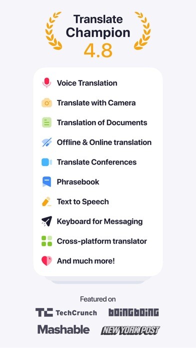 Emulate iPhone app Lingvanex Language Translator using MyAndroid