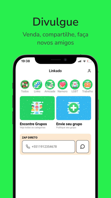 Emulate iPhone app Linkado - Grupos do zap using MyAndroid Emulate iPhone app Linkado - Grupos do zap using MyAndroid