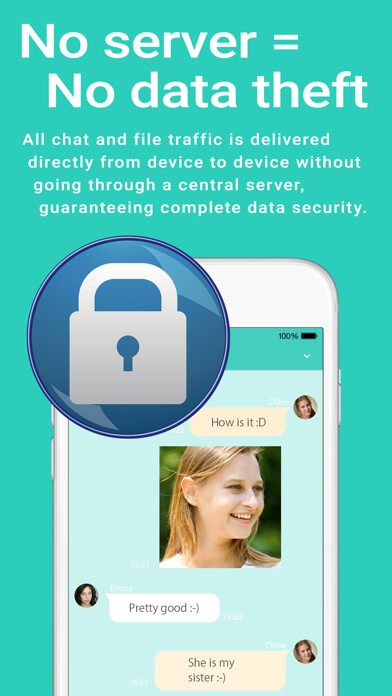 Emulate iPhone app LINKCAST - Secret Messenger using MyAndroid