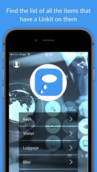 Emulate iPhone app Linkit - Find what matters using MyAndroid