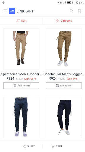 Run android online APK Linkkart Shopping from MyAndroid or emulate Linkkart Shopping using MyAndroid