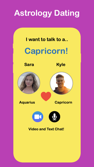 Emulate iPhone app Link - Meet Through Zodiacs using MyAndroid
