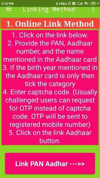 Run android online APK LINK PAN CARD WITH AADHAAR NUMBER (ENGLISH) from MyAndroid or emulate LINK PAN CARD WITH AADHAAR NUMBER (ENGLISH) using MyAndroid Run android online APK LINK PAN CARD WITH AADHAAR NUMBER (ENGLISH) from MyAndroid or emulate LINK PAN CARD WITH AADHAAR NUMBER (ENGLISH) using MyAndroid