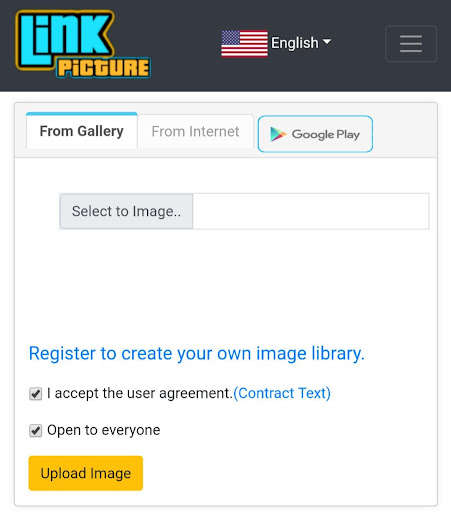 Run android online APK LinkPicture Upload Image Host from MyAndroid or emulate LinkPicture Upload Image Host using MyAndroid
