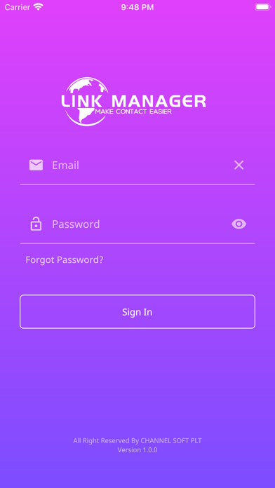 Emulate iPhone app Links Manager using MyAndroid Emulate iPhone app Links Manager using MyAndroid
