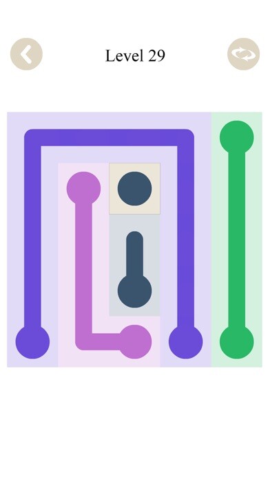Emulate iPhone app Link The Dot - puzzle game using MyAndroid