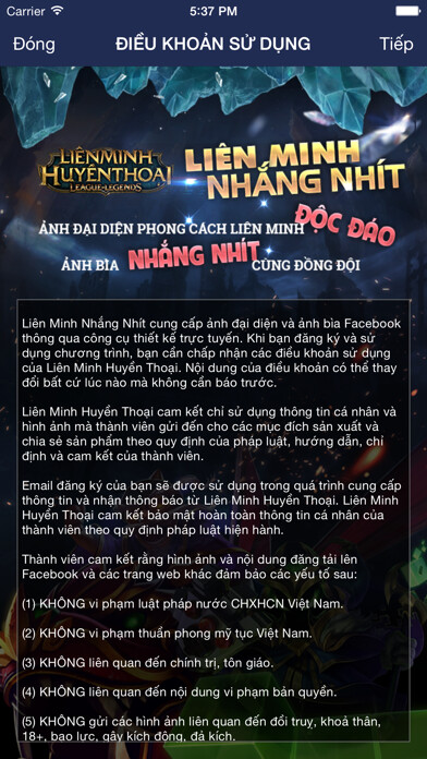 Emulate iPhone app Liên Minh Nh?ng Nhít using MyAndroid Emulate iPhone app Liên Minh Nh?ng Nhít using MyAndroid