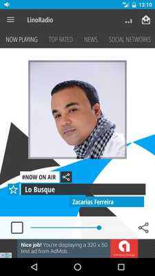 Emulate Android APK LinoRadio